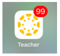 Canvas Teacher app now displays the number of notifications on the app icon on mobile devices.