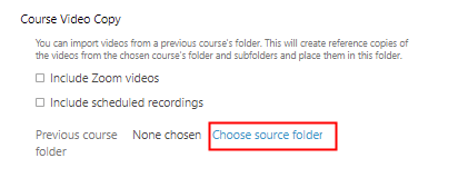 Panopto Course Copy Choose Source Folder icon